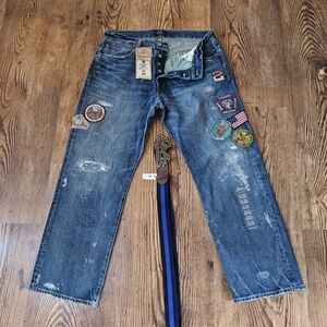 Ralph Lauren Mens Jeans/Belt